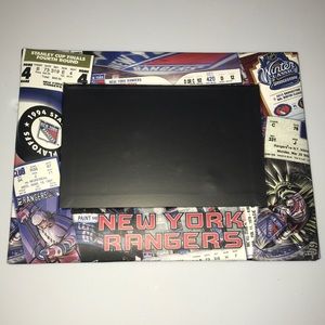 NY Rangers picture frame